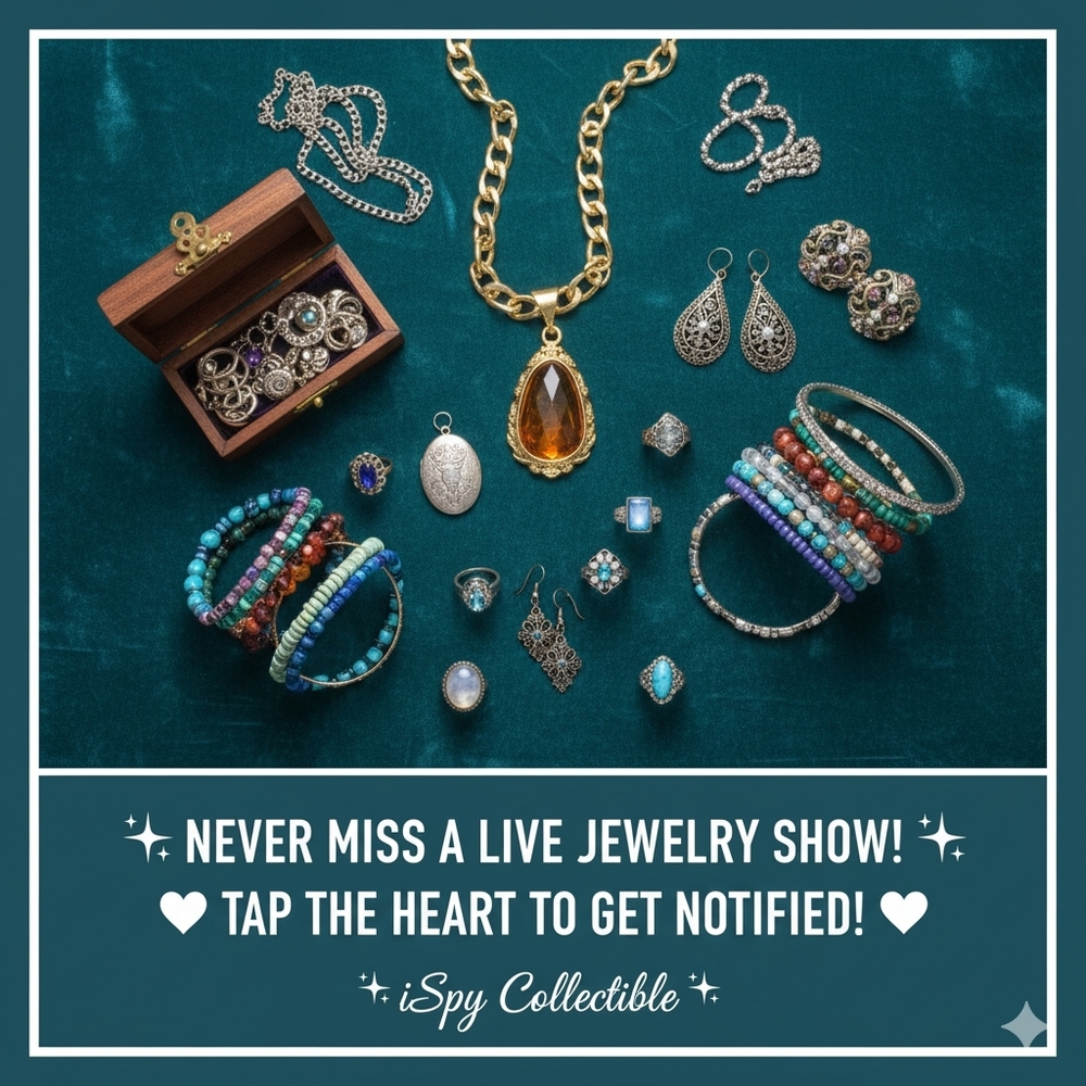 ✨💍 TAP THE ❤️ TO BE NOTIFIED FOR OUR NEXT JEWELRY LIVE SHOW! 💍✨
